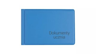 Okładka Na Dokum Ucznia Nowe niebieski B-fol