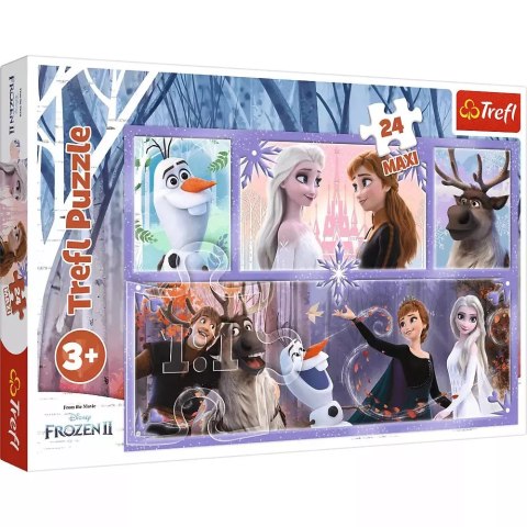 Puzzle maxi 24 elementy. Kraina Lodu 2. Świat pełen magii Puzzle maxi 24 elementy. Kraina Lodu 2. Świat pełen magii