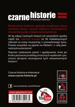 Czarne historie. Upiorna muzyka. Gra towarzyska