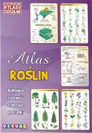 Ilustrowane atlasy szkolne. Atlas roślin. Budowa, rozwój, rodzaje, gatunki