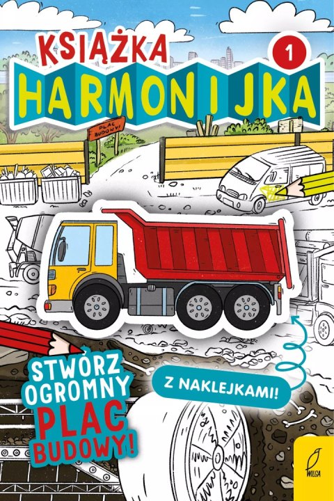 Książka harmonijka. Stwórz ogromny plac budowy! Część 1 Książka harmonijka. Stwórz ogromny plac budowy! Część 1