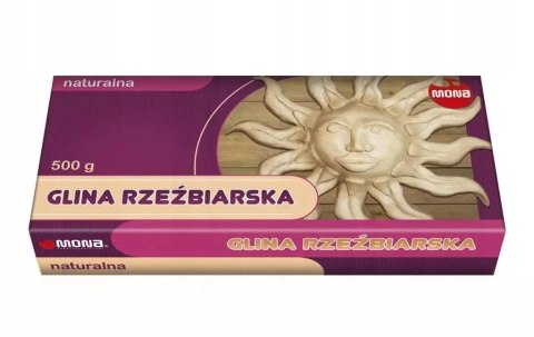 Glina rzeźbiarska naturalna, 500 g Glina rzeźbiarska naturalna, 500 g