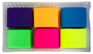 Modelina fluorescencyjna, 6 kolorów