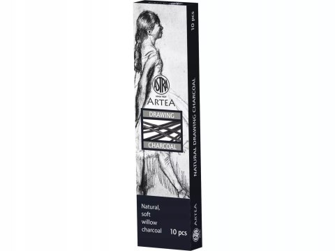 Węgiel naturalny rysunkowy 3-6 mm (10 sztuk) Węgiel naturalny rysunkowy 3-6 mm (10 sztuk)