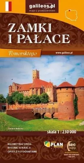 Zamki i pałace w. pomorskiego 1:230 000 Zamki i pałace w. pomorskiego 1:230 000