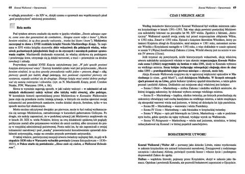 Konrad Wallenrod (wydanie z opracowaniem i streszczeniem) Konrad Wallenrod (wydanie z opracowaniem i streszczeniem)
