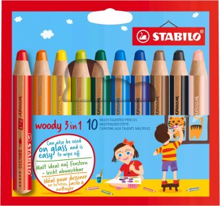 Kredki Woody (10 sztuk)