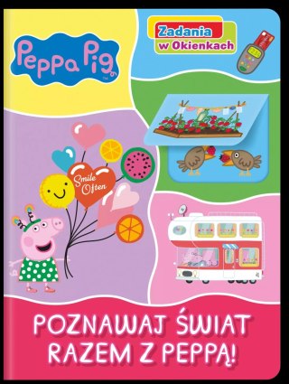 Peppa Pig. Zadania w okienkach. Poznawaj świat razem z Peppą!