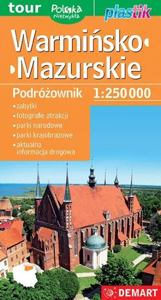 Podróżownik. Warmińsko-Mazurskie w skali 1:250000