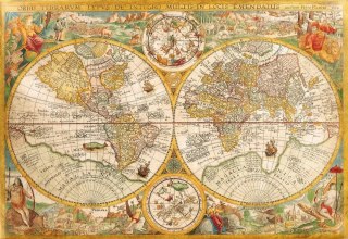 Puzzle 2000 elementów. High Quality Collection. Ancient Map