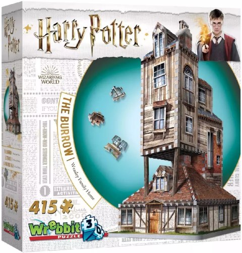 Puzzle 3D. Wizarding World. Harry Potter. Dom Weasleyów (Nora)