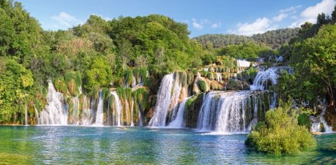 Puzzle 4000 elementów. Krka wodospady, Chorwacja Puzzle 4000 elementów. Krka wodospady, Chorwacja