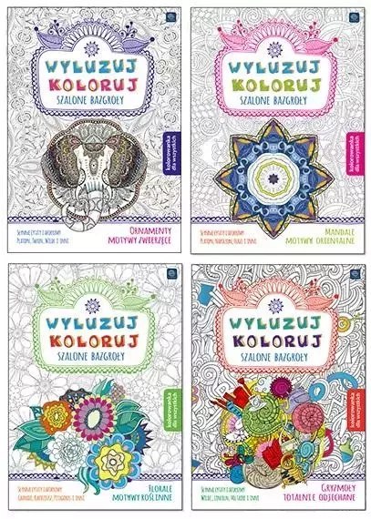 Wyluzuj koloruj. Szalone bazgroły Wyluzuj koloruj. Szalone bazgroły