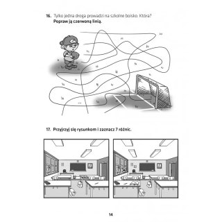 Kangurek Niko i zadania matematyczne dla klasy 1