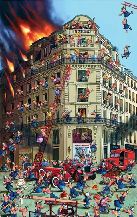 Puzzle 1000 elemenów. Ruyer, Straż Pożarna Puzzle 1000 elemenów. Ruyer, Straż Pożarna