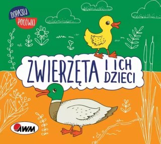 Dopasuj połówki. Zwierzęta i ich dzieci