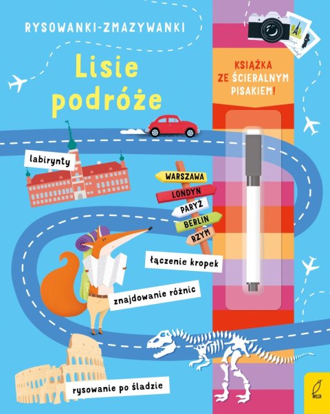 Rysowanki-zmazywanki. Lisie podróże Rysowanki-zmazywanki. Lisie podróże