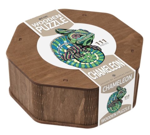 EWA Wooden 2D Puzzle - Chameleon Puzzle EWA Wooden 2D Puzzle - Chameleon Puzzle