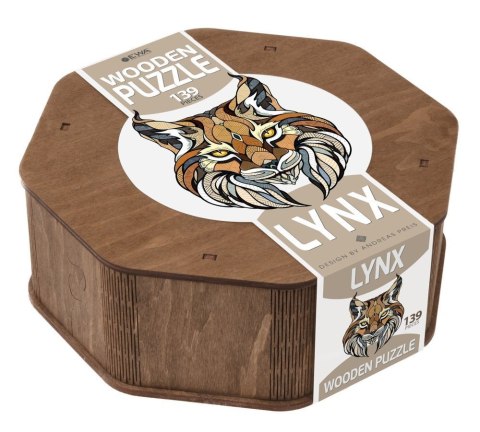 EWA Wooden 2D Puzzle - Lynx Puzzle EWA Wooden 2D Puzzle - Lynx Puzzle