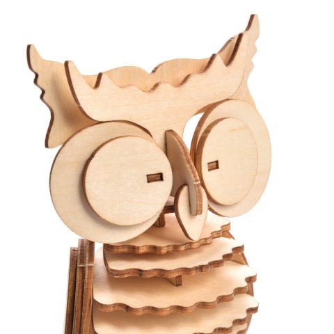 Little Story Wooden Model 3D Puzzle - Owl Little Story Wooden Model 3D Puzzle - Owl