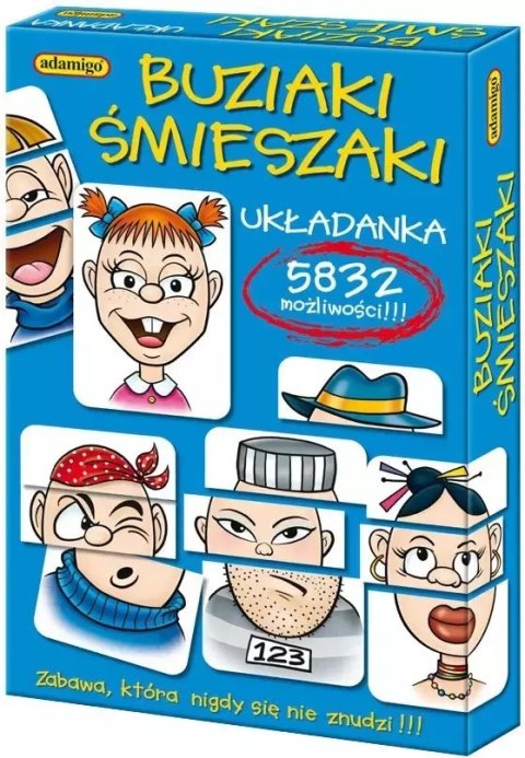 Buziaki śmieszaki. Układanka Buziaki śmieszaki. Układanka