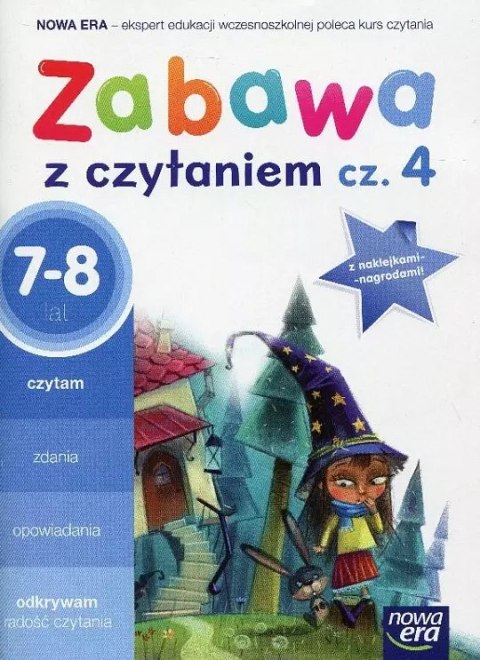 Szkoła na miarę. Zabawa z czytaniem. Zeszyt ćwiczeń. 7-8 lat. Część 4