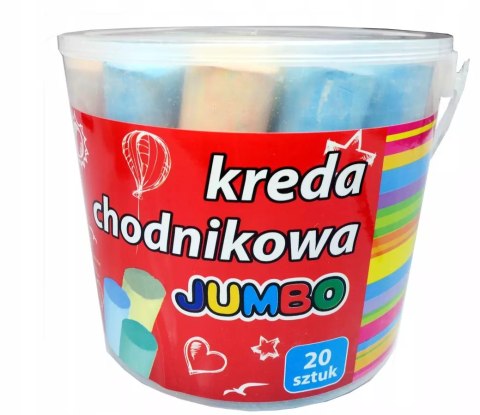 Kreda chodnikowa jumbo 20szt Kreda chodnikowa jumbo 20szt