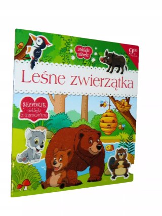 Leśne zwierzątka. Naklejki Iskierki