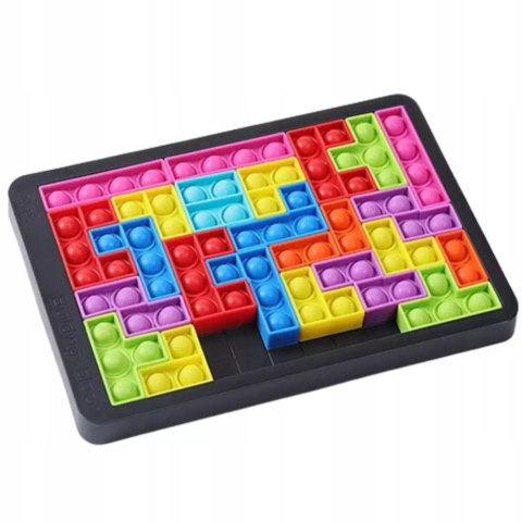 ZABAWKA BĄBELKI TETRIS POP IT UKŁADANKA PUZZLE 3W1