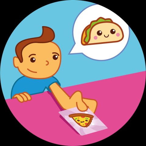 Bułka, Kotek, Pizza