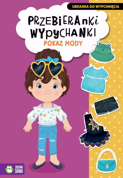 Przebieranki wypychanki. Pokaz mody Przebieranki wypychanki. Pokaz mody