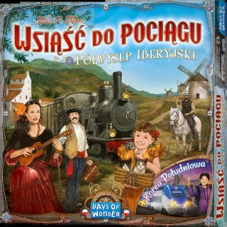 Wsiąść do Pociągu. Kolekcja Map 8. Półwysep Iberyjski i Korea Południowa (dodatek)