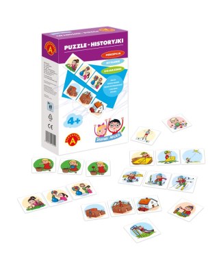 Zabawa i nauka. Puzzle 30 elementów. Historyjki