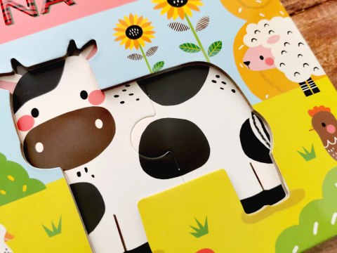 Akademia Mądrego Dziecka. Układam puzzle. Na wsi Akademia Mądrego Dziecka. Układam puzzle. Na wsi