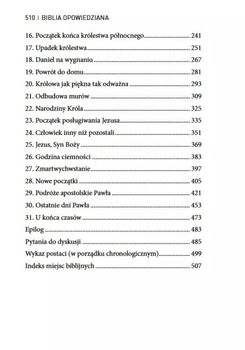 Biblia opowiedziana. Opowieść wszech czasów Biblia opowiedziana. Opowieść wszech czasów