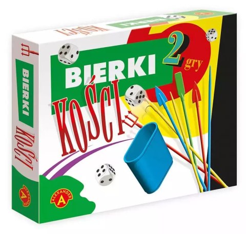 Zestaw 2 gier. Bierki + kości Zestaw 2 gier. Bierki + kości