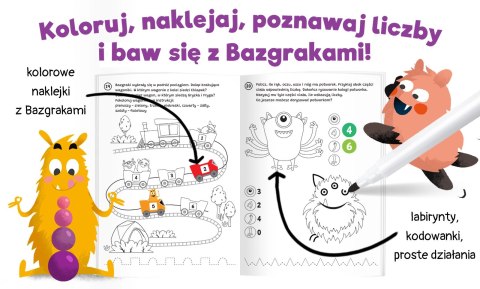 Bazgraki poznają. Liczby 4-6 lat Bazgraki poznają. Liczby 4-6 lat