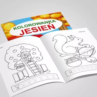 Kolorowanka. Jesień