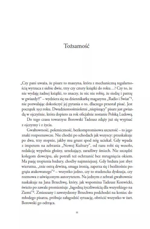 Nieocalony. Tadeusz Borowski. Biografia
