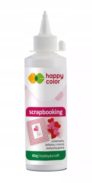 Klej do scrapbookingu Happy Color przezroczysty 100 g