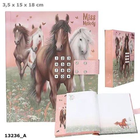 Pamiętnik grający na kod Miss Melody 13236A Pamiętnik grający na kod Miss Melody 13236A