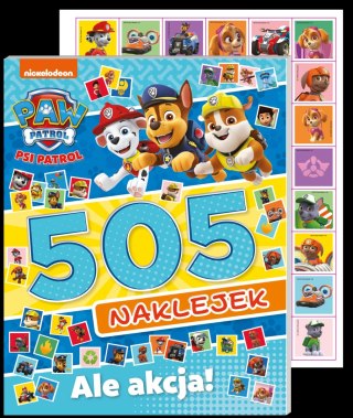 Psi Patrol. 505 naklejek 4. Ale akcja!