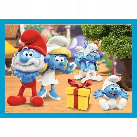 Puzzle 4w1 Smerfy Wioska Smerfów 34656 Trefl 4+ Puzzle 4w1 Smerfy Wioska Smerfów 34656 Trefl 4+