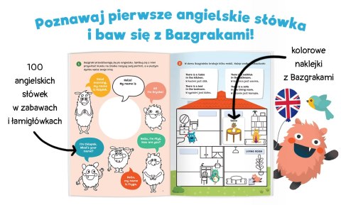 Bazgraki poznają angielski. Pierwsze słówka Bazgraki poznają angielski. Pierwsze słówka