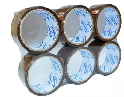 Taśma 48mmx45,5m brązowa 6szt Taśma 48mmx45,5m brązowa 6szt