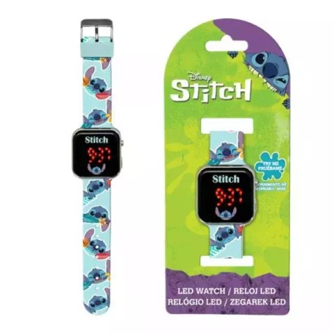 Zegarek LED z kalendarzem Stitch LAS4039 Kids Euroswan Zegarek LED z kalendarzem Stitch LAS4039 Kids Euroswan