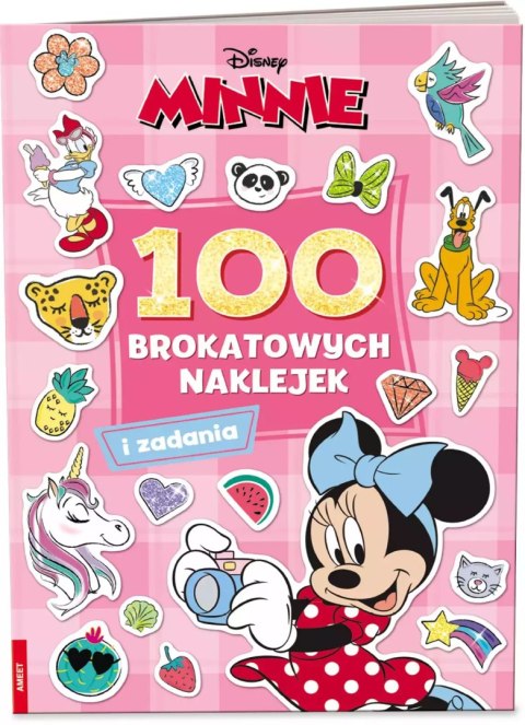 Disney Minnie 100 brokatowych naklejek NB-9104 Disney Minnie 100 brokatowych naklejek NB-9104