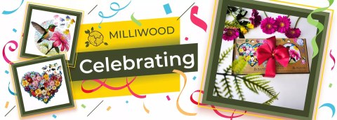 Drewniane Puzzle Milliwood - Celebrating - Kotek pełen miłości 24x20 50 el.