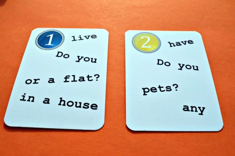 Fun Card English. My First 50 Questions