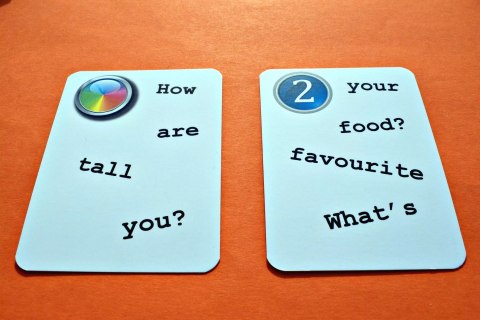Fun Card English. My First 50 Questions